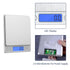 Wesoke Digital Food Scale Kitchen Baking Scale, 6.6lb/3kg Cooking Scale, Multifunction Gram Scale with 9 Units/Tare Function/LCD Display/2 Trays/S...