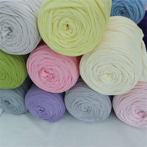 1 Pcs 200g Super Soft Soild Yarn Crochet Thread Thick Crochet Cloth Colorful T Shirt Yarn for Knitting Blanket Handbag Purse DIY Crafts...