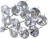 20Pcs 25mm Diamond Crystal Upholstery Nails Tacks Sofa Headboard Sew Buttons Clear Buttons Wall Decor...