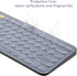 Keyboard Cover for Logitech K380 Multi-Device Bluetooth Keyboard/Pebble Keys 2 K380S Keyboard - Transparent Silicone Keyboard Protector Skin...