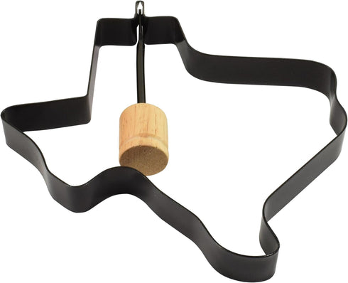 R&M International Non-Stick Texas Shaped Egg Fry and Pancake Ring with Handle...