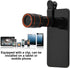 Telephoto Cell Phone Camera Lens 12X Telescopic Lens, Universal Clip On Telescopic Focusing Cell Phone Camera Lens for Mobile Phone Tablet, Cell P...