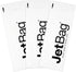 Jet Bag Mono - (Set of 3) The Original Reusable, Protective and Absorbent Bottle Bags for Wine, Growlers or other Liquids Made in the USA!,White...