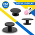 250Pcs Buckle Plastic Button Accessories Charm Backs Shoe Charm Buttons Round Buttons for Wristband Charms Backs Factory DIY Ornaments...