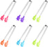 6PCS Mini Tong, Hand Shape Silicone Food Tongs, 5Inch Kid Tongs for Sugar Cubes, Serving Food, Colorful Kitchen Tongs Perfect for Kids by Hovesty...