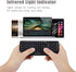 FOSA 2.4G Mini Keyboard with Touchpad, Rechargeable USB Keyboard Portable Handheld Keyboard for Smartphones, Laptops, Tablets, Game Consoles...