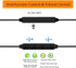 MAXROCK Sleep Earbuds, Ultra-Soft Comfortable Noise Isolating Earplugs Workout Headphones in-Ear Earphones w/Mic & Volume Control - Perfect for Si...