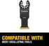 DEWALT Dwa4209 Oscillating Titanium Metal Blade, Black...
