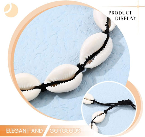 Boho Shell Ankle Bracelets Summer Beach Rope Anklet Accessories for Women...