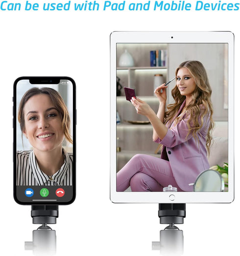 WixGear Magnetic Tripod Mount Strong Phone Holder for Tripod Compatible with iPhone and Android Devices Black......