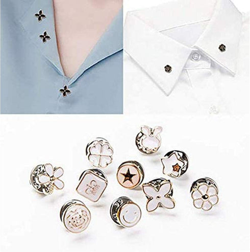 40 Style Cute Enamel Lapel Pin Set,Mini Brooch Pin Badges Cover Up Buttons for Women Shirts,Dresses,Cardigan Collar Safety Pins,Junk Charms Access...