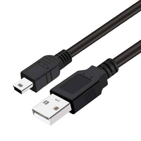 SaiTech IT USB 2.0 A to Mini 5 pin B Cable for External HDDS/Camera/Card Readers/MP3 Player-Black (10 Pack 3 Feet)...