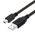 SaiTech IT USB 2.0 A to Mini 5 pin B Cable for External HDDS/Camera/Card Readers/MP3 Player-Black (10 Pack 3 Feet)...
