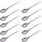 Mini Dessert Spoons Set of 10, Stainless Steel Demitasse Spoons Mini Espresso Coffee Spoons, Small Spoons for Dessert, Tea, Appetizer - Heart-shap...