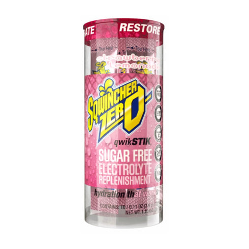 Sqwincher ZERO Qwik Stik - Sugar Free Electrolyte Powdered Beverage Mix, Assorted Flavors (40 Sticks)...