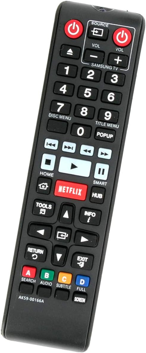 AK59-00166A Replaced Remote Control fit for Samsung Blu-ray Disc Player BD-FM59 BD-FM59C BD-F5900 BD-F7500 BD-FM59/ZA BD-FM59C/ZA BDFM59 BDFM59C B...