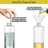 Kraftly Oil Sprayer for Cooking, Stainless Steel Olive Oil Sprayer & Portable for Use, Olive Oil Spray Bottle for Baking, Salad Making, Cooking, B...