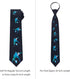 Jacob Alexander Men's Football Action Watercolor Art Extra Long Neck Tie - Black...