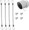 Anti-Drop and Anti-Theft Security Chain for Google Nest Cam (Battery),Extra Protection for Your Camera (Camera Not Included) (4PCS)...