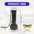 AC UV Oil Dye Leak Detection Kit Includes Pro 68 LED Flashlight with UV Protective Glasses, Auto Air Conditioner Leak Detector Tool Flashlight Car...