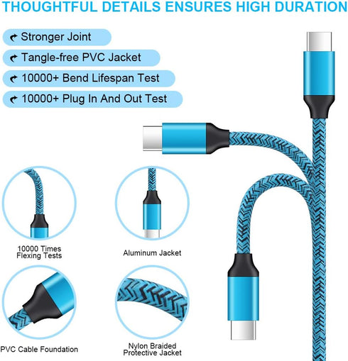 USB C Charger Set for Samsung Galaxy A17 A16 A15 A14 5G S25 S24 FE A01 A71 A51 A11 A10e S23 S22 S21 A13 A20 A21 A50 A9, USB Wall Charging Block Cu...