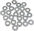 Flat Washer LUORNG 24pcs M6 16mm Outer Diameter 304 Stainless Steel Flat Washer Adjustment Hardware Fitting Accessories Metal Plain Gasket for Bol...