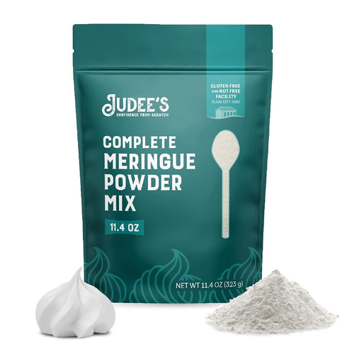 Judee’s Complete Meringue Powder Mix 11.4 oz - Great for Baking and Decorating - No Preservatives - Gluten-Free and Nut-Free - Make Meringue Cooki...