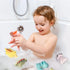 Baby Bath Toys for Kids Ages 1-3, 10 Pack No Hole Silicone Dinosaurs Bathtub Pool Float Toy Baby Girl Boy Present...