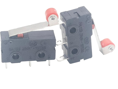 KW12 microswitch with Roller 3 Pins 5A 125 250VAC Apply A Computer Mouse Small Home Appliance Microwave Oven Electric Rice Cooker,ect....