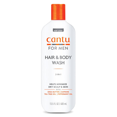 Cantu for Men 2-in-1 Hair & Body Wash, 13.5 fl oz (Packaging May Vary)...
