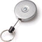 KEY-BAK Original Retractable Key Holder with a Chrome Front, Steel Belt Clip, and a Split Ring...