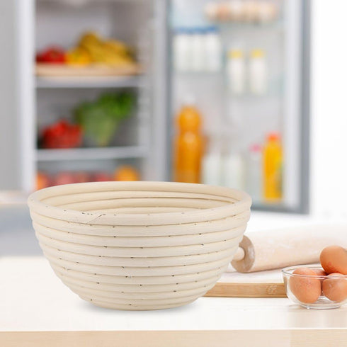 MAVIS LAVEN 8 Inch Bread Basket Round Proofing Basket for Bread Baking Dough Rising Rattan Basket (189cm)...