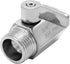 Stainless Steel Garden Hose Shut Off Valve 3/4" GHT Thread Heavy Duty Ball Valve Connector...