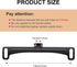 B-Qtech Universal Car Rear View Camera License Plate Bracket Reverse Rear Camera Mount Dash Cam Mirror Backup Camera Kit...