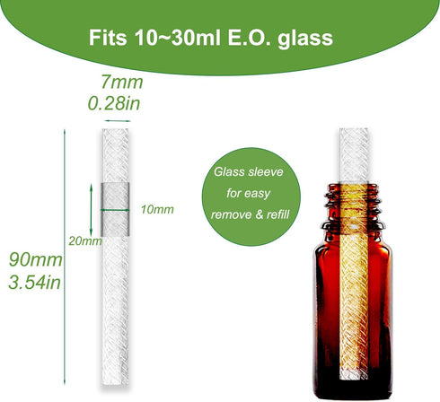 3PCS Replacement Wicks for Plug-in Oil Diffuser, DIY Air freshener with Essential Oils (7x90 MM)...