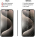 Screen Protector for iPhone 15 [3 Pack Screen Protector + 3 Pack Camera Lens Protector for Iphone 15 HD Clear, Dynamic Island Compatible Tampered ...