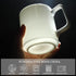 Fine Bone Ceramic Coffee Mugs Set of 2 with Handles for Hot Beverages Coffee Cappuccino Latte Cocoa Tea Perfect for Home (15oz)...