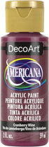 DecoArt Americana Acrylic Paint, 2-Ounce, Cranberry Wine...