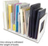 Fdit Wooden Desktop Bookshelf Rack Storage Shelf Bookcase for Home School Office Organizer(Warm White)...