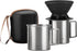 Portable Pour Over Coffee Maker Set, Collapsible Silicone Coffee Dripper Set, Perfect for Travel, Camping, Outdoors...