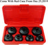 7-Piece Oil Filter Wrench Set, Black, Aluminum, 24mm-38mm...