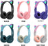 Kids Headphones, Cat Ear LED Light Up Bluetooth 5.0 Foldable Wireless Gaming Headset for Kids Adult, Built-in Mic Noise Cancelling Over Ear Headph...