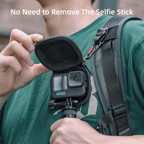 SUREWO Hard Carrying Case for GoPro Hero 13, Mini Hard Shell Carrying Case Travel Portable Storage Bag for GoPro Hero 12/11/10/9/8/7/6/5/4,DJI Osm...