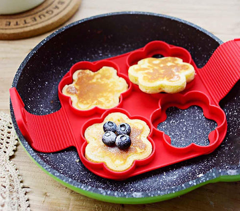 Flip N Cook Silicone Pancake Mold, Flip and Cook Pancake Maker, Flip and Cook Silicone Pancake Maker, Flip'n'cook Silicone Pancake Mold. (2pcs-flo...