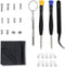 Eyeglass Repair Kit with Anti Slip Glasses Nose Pad Replacement and Glasses Screws, Tool Kits for Sunglass, Eye Glass Repairing Kit with Eyeglass ...