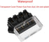 ESUPPORT Car Truck 4 Way Circuit Standard ATO Blade Fuse Box Block Holder 12V 24V...