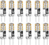 G4 LED Light Bulbs G4 Bi-Pin Base 1.5W (Equivalent to 20W Halogen Bulb) AC/DC 12V Warm White 3000K LED Bulbs for Landscape Ceiling Under Counter P...