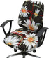 Office Chair Cover Stretchable Computer Desk Chair Seat Covers Anti-Dust Universal Split 2 Piece Rotating Swivel Chair Slipcover Protector (Wild D...