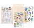 2 Sheets Vintage Rub on Transfer Flower Leaves Stickers 2 Sheet Linen, Clear Rub on Transfer Floral Stickers Decals for Wood Crafts Wine Glass Fab...