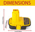 DM18D Converter for DeWalt 18v to 20v Battery Adapter,for Milwaukee M18 18v Batteries Adapter, Convert to DC9096,fit for DeWalt 18v XRP Ni-Cad Cor...